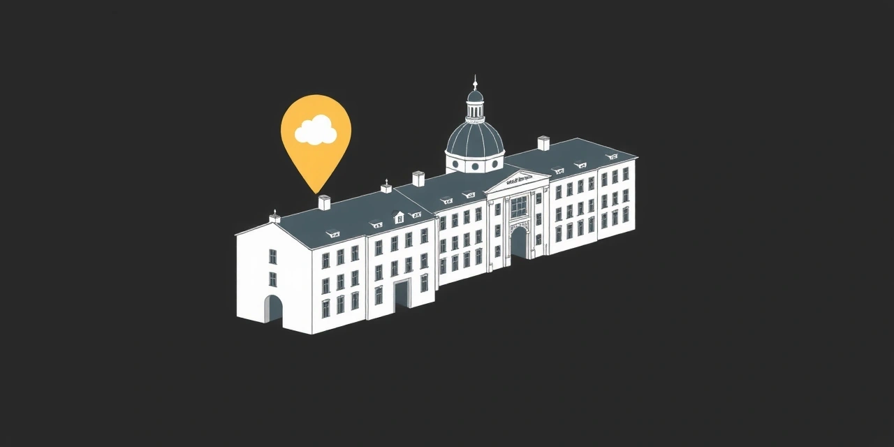 Plan schématique du secteur Rue des Vinaigriers